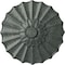 Ekena Millwork Shakuras Ceiling Medallion (Fits Canopies up to 1 3/8"), 9"OD x 1 3/8"P, Athenian Green Crackle CM09SHAGC - alternate 1